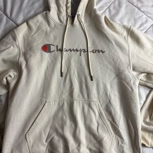 Champion Beige Athletic Hoodie